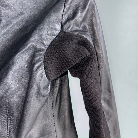 J.O.D Black leather jacket - Picture 4 of 5